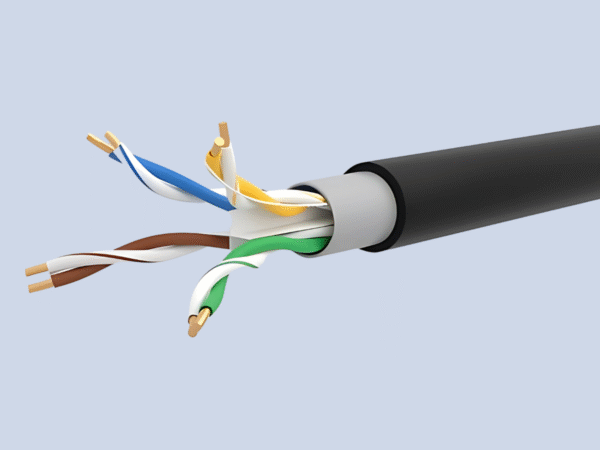 Category 6 UTP Antirodent Armoured  Cable