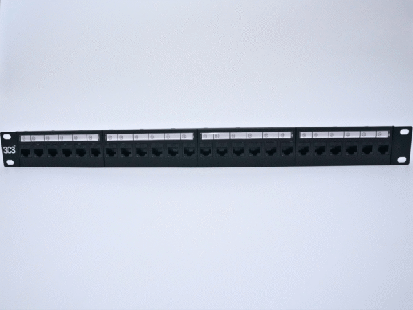 Category 6 Patch panel-Unshielded Loaded 1U - Image 4