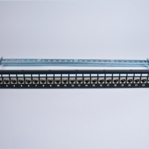 Category 6A 48 port 2U Shielded Patch Panel Loaded