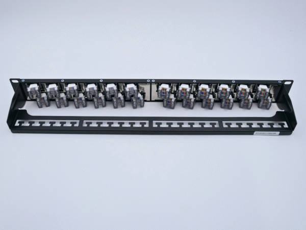Category 6A Staggered shielded Patch Panel Loaded - Image 3