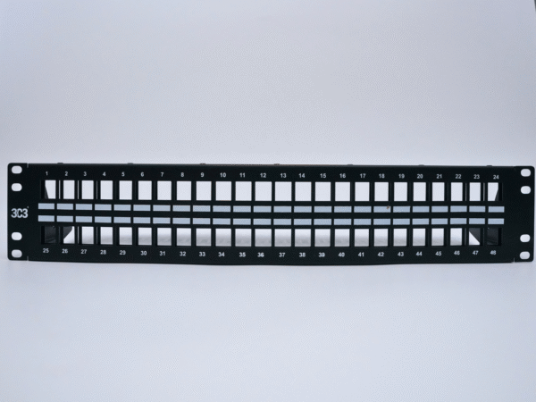 Category 6 Patch panel- 48 port unloaded