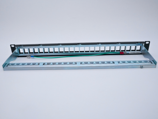 Category 6A Straight shielded  Patch Panel UnLoaded - Image 3