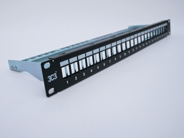 Category 6A Straight shielded  Patch Panel UnLoaded - Image 4