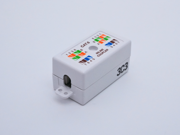 Category 6 Inline Coupler, IDC Termination Unshielded C6 - Image 3