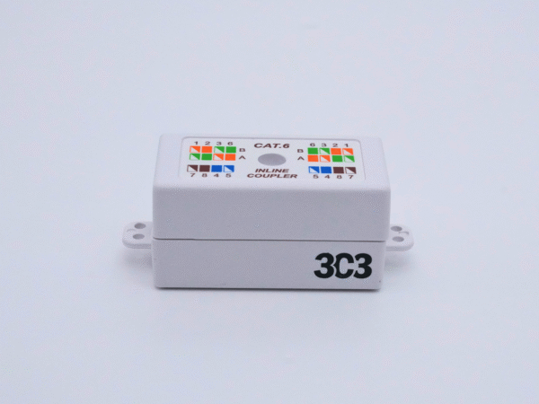 Category 6 Inline Coupler, IDC Termination Unshielded C6 - Image 4