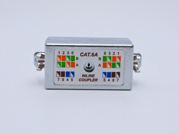Category 6AInline Coupler IDC Shielded C6A