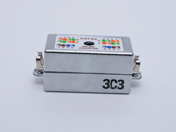 Category 6AInline Coupler IDC Shielded C6A - Image 3