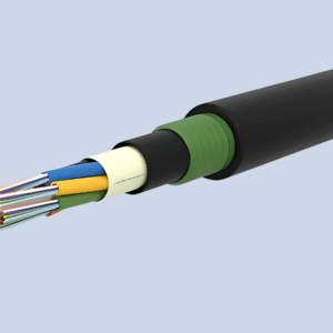 Multimode Direct Burial Armoured  Fiber Optic Cable 6F/12F/24F