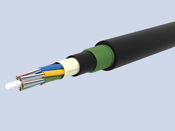 Multimode Direct Burial Armoured  Fiber Optic Cable 6F/12F/24F