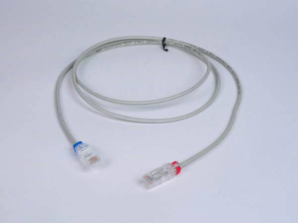 Copper Color changeable clip Slim Patch Cord, C6A