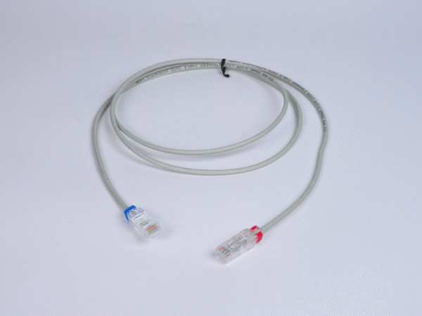 Copper Color changeable clip Slim Patch Cord, C6A - Image 4