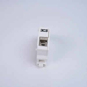 DIN Rail Module for Unshielded/Unshielded Keystone Jack