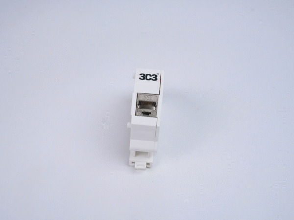 DIN Rail Module for Unshielded/Unshielded Keystone Jack