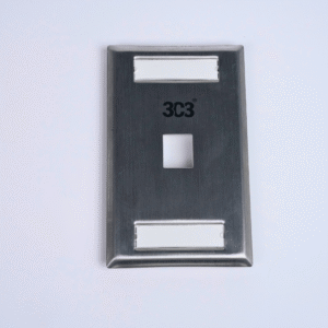 Steel face plate