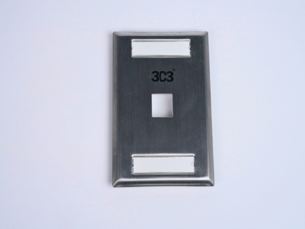Steel face plate